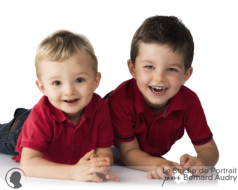 Clément et Gabriel, tout sourire